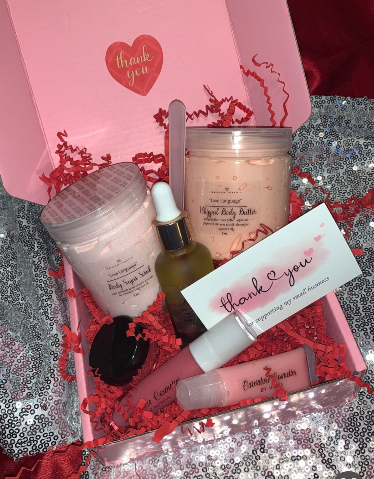 Love All Over Me Box \ CUSTOMIZATION BOX